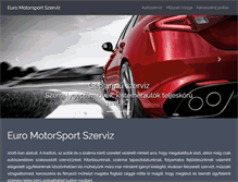 Tablet Screenshot of euromotorsport.hu